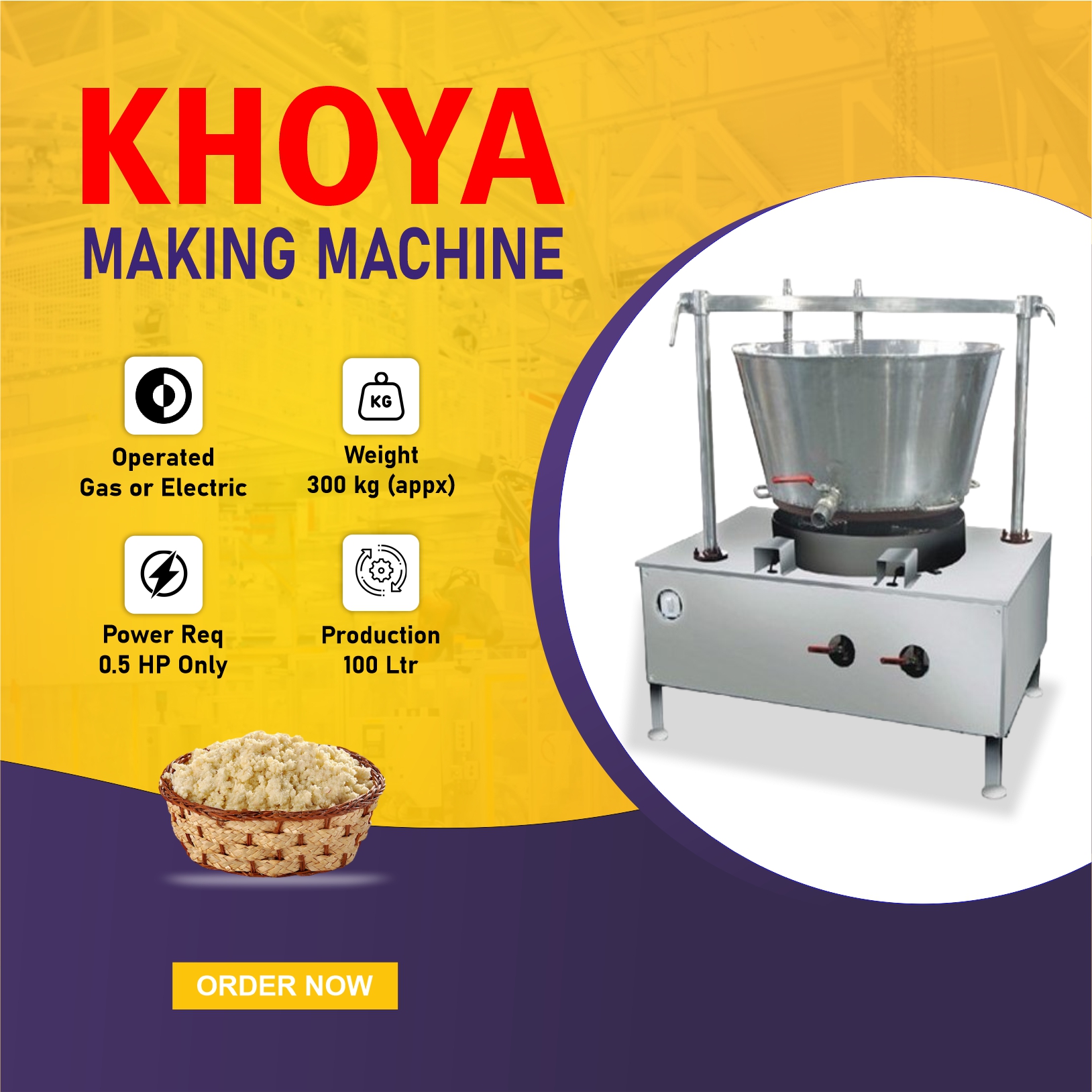 Best Quality Khoya Making Machine | Kesya International Pvt. Ltd.
